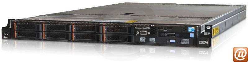 7914C2U - Servidor System x IBM x3550 M4 Intel Xeon Six-Core E5-2620 (2.00GHz) 8GB Sem Disco Rack